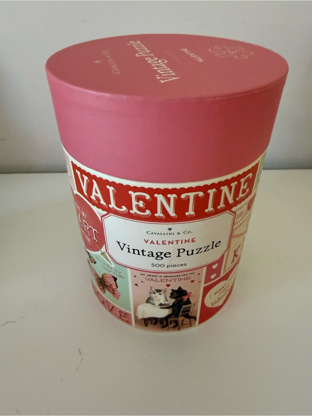 Cavallini & Co. Vintage Puzzle - Valentine (Red)